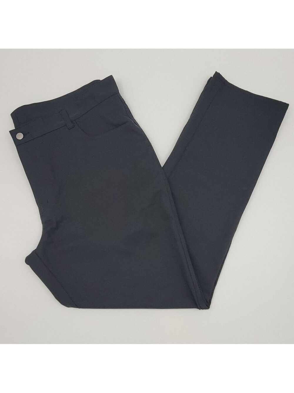 Peter Millar EB66 Performance Stretch Chino 5 Pocket Pants Mens 42x32 Black